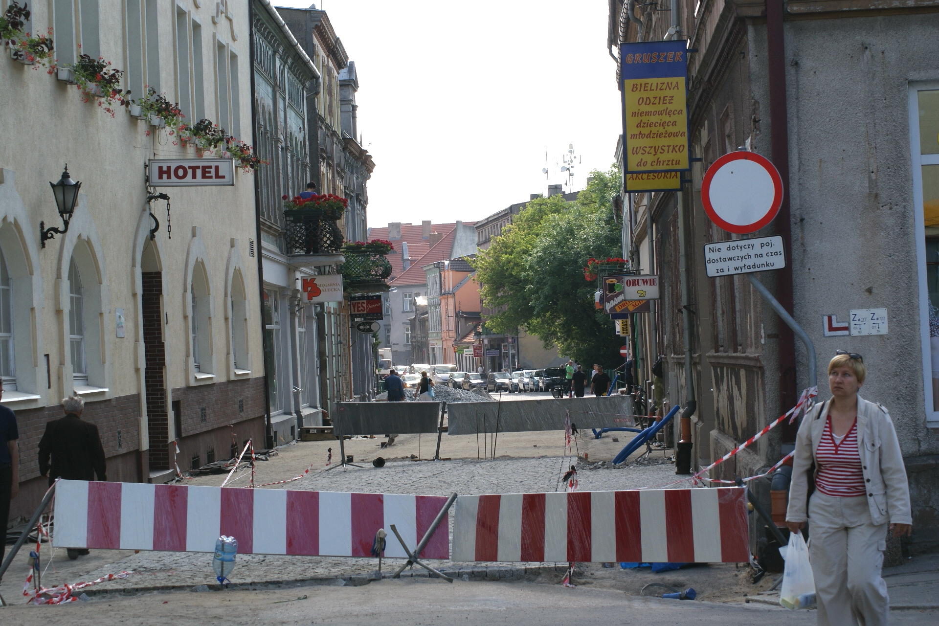 zamknięta ulica